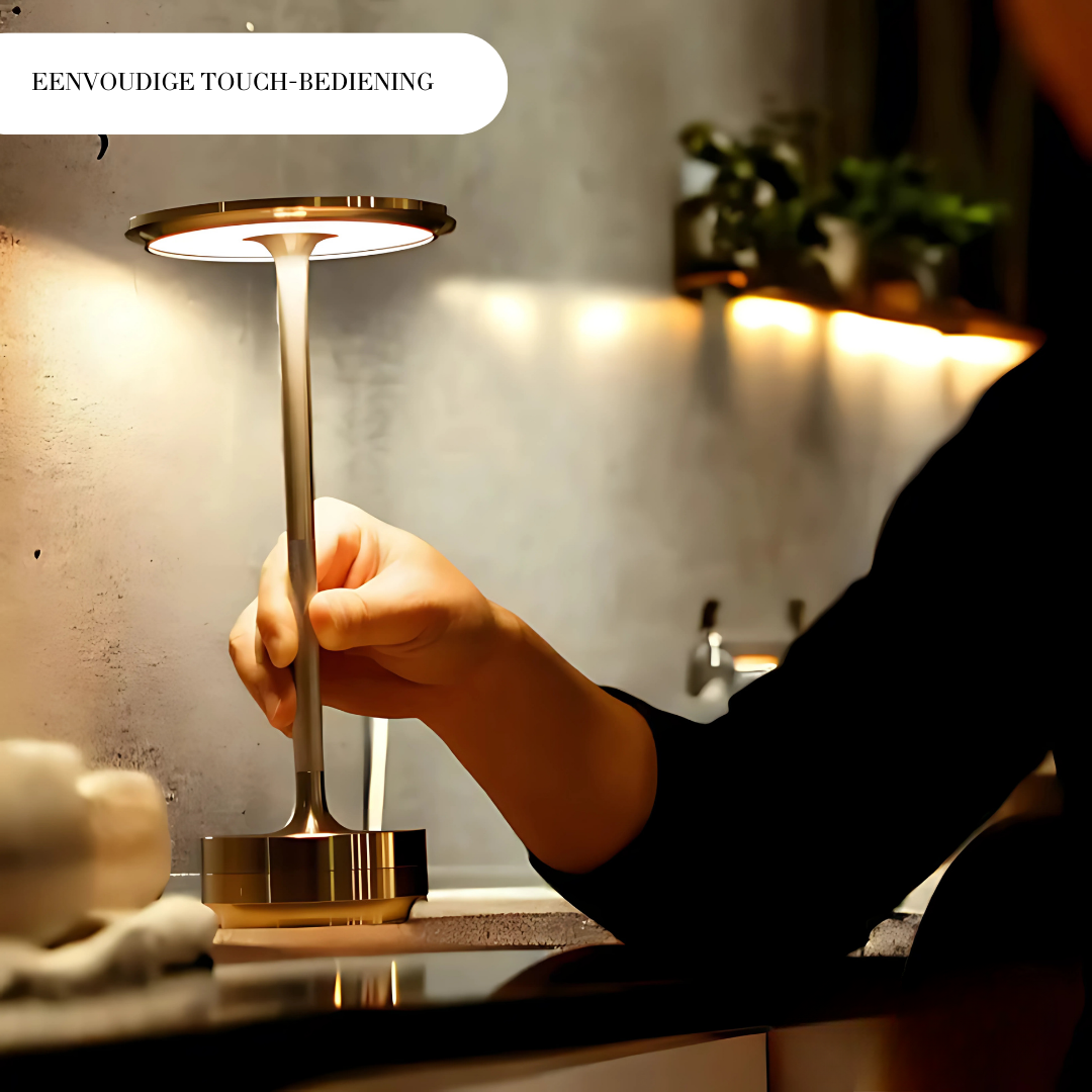 Elegante Draadloze Touch Tafellamp met 3 lichtstanden
