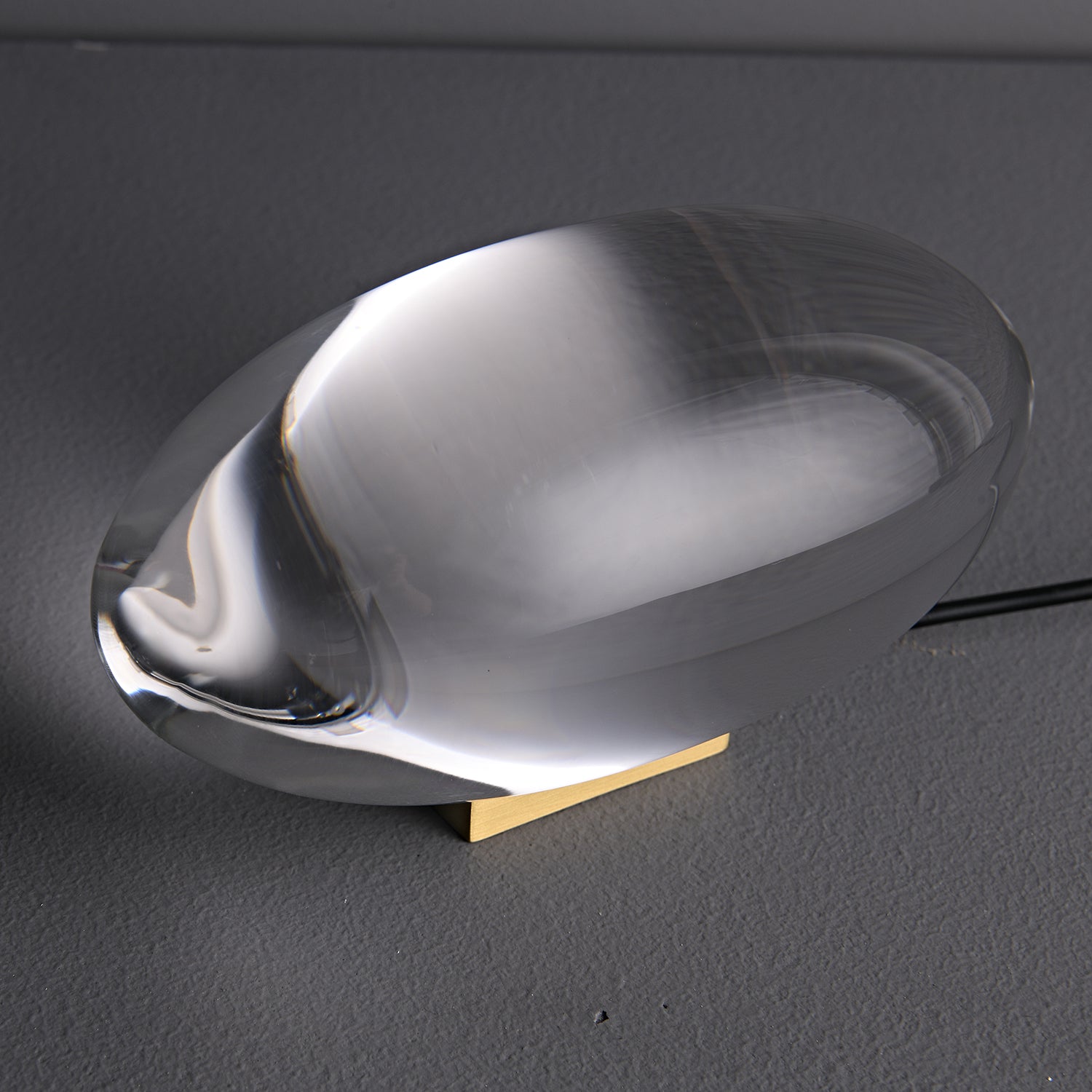 Design Tafellamp met Kristal Lens – Sfeervolle Oogprojectie & LED Lichtstanden