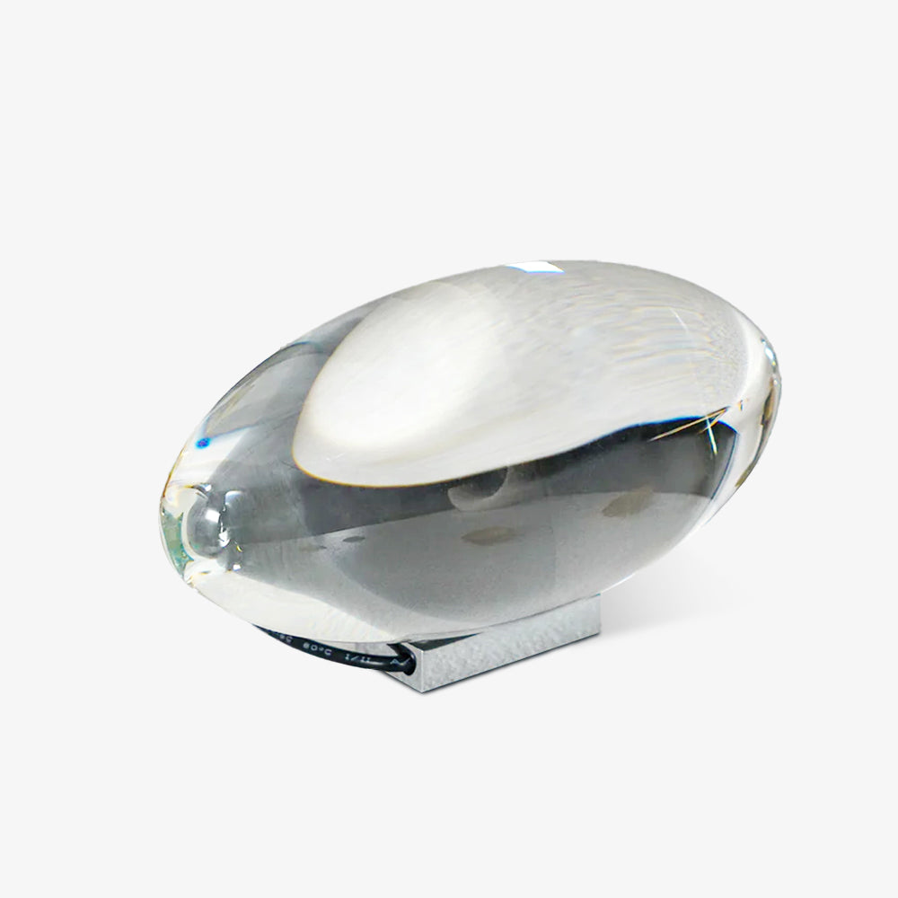 Design Tafellamp met Kristal Lens – Sfeervolle Oogprojectie & LED Lichtstanden