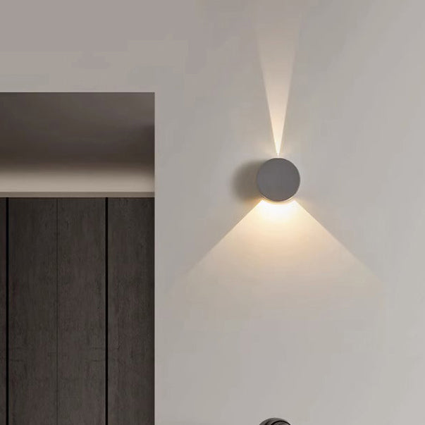 Minimalistische Aluminium LED Wandlamp