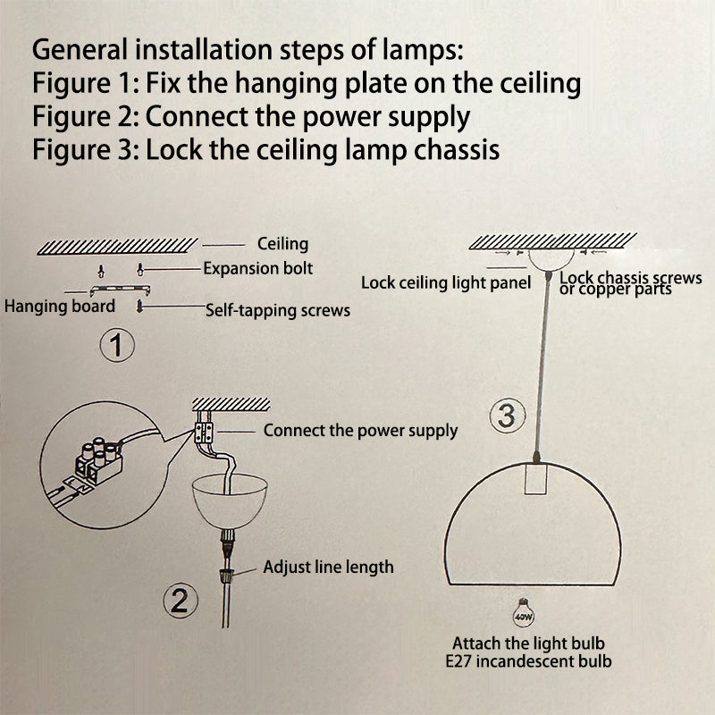 Franse Keramische Hanglamp – Minimalistische Kegelvorm, E26 Fitting