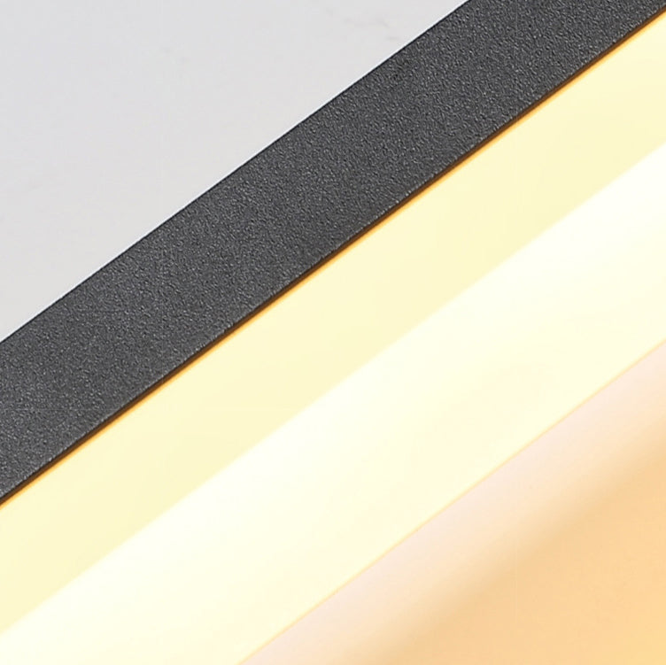 Moderne Rechthoekige LED Wandlamp – Minimalistisch Design in Zwart, Wit of Goud