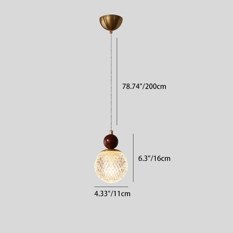 Minimalistische Walnoot Houten Hanglamp – Modern Acryl/IJzer – E26 Fitting