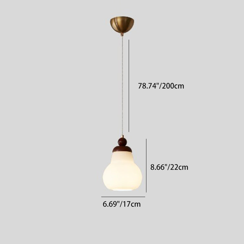 Minimalistische Walnoot Houten Hanglamp – Modern Acryl/IJzer – E26 Fitting