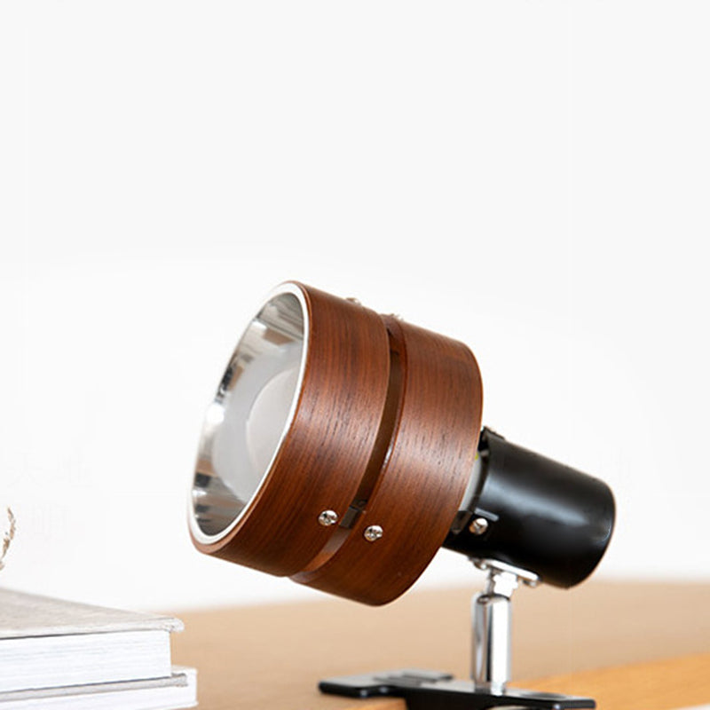 Japanse Wandlamp van Hout, IJzer en Acryl – Naturel of Walnoot