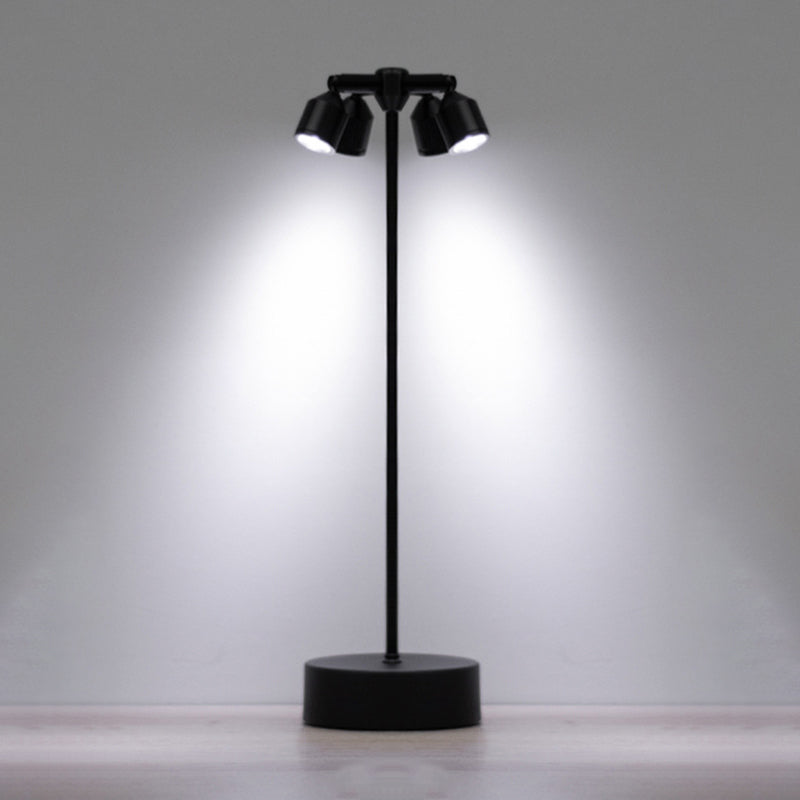 Minimalistische LED Tafellamp van IJzer – 1, 2 of 4 Lichtpunten