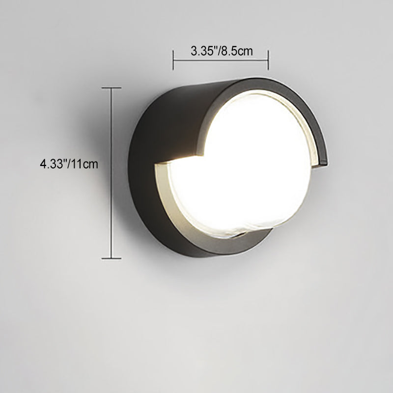Minimalistische Buiten LED Wandlamp – Rond of Vierkant, Klein of Groot