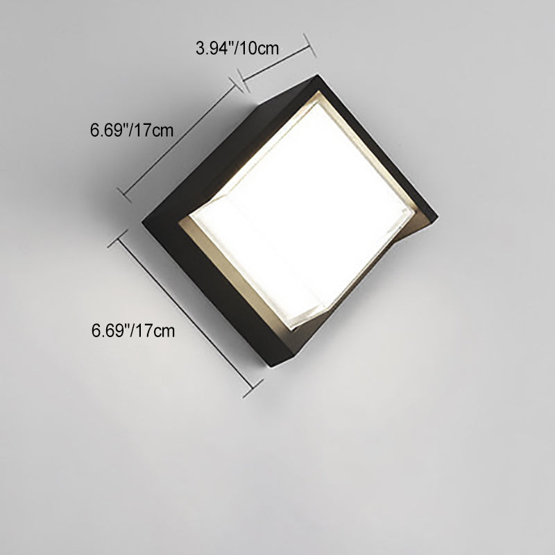 Minimalistische Buiten LED Wandlamp – Rond of Vierkant, Klein of Groot