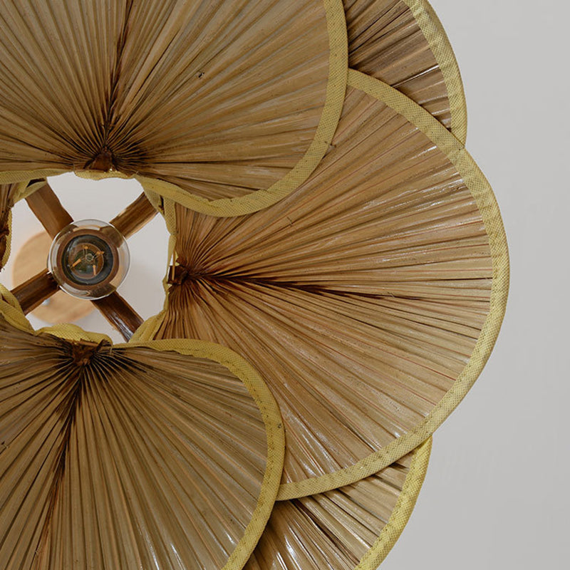 Rustieke Bamboe Houten Hanglamp – Handgemaakt Design – 60 cm