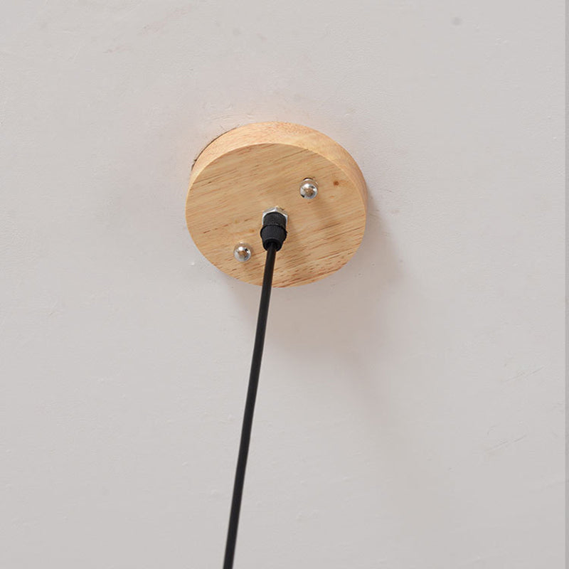 Rustieke Bamboe Houten Hanglamp – Handgemaakt Design – 60 cm