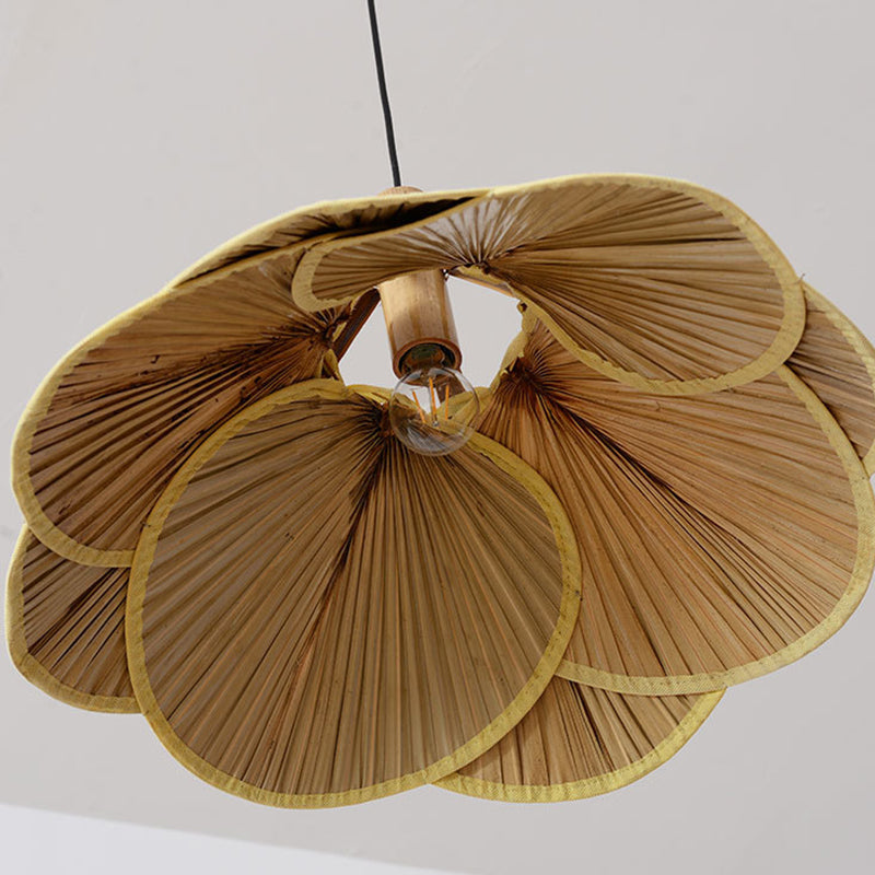 Rustieke Bamboe Houten Hanglamp – Handgemaakt Design – 60 cm