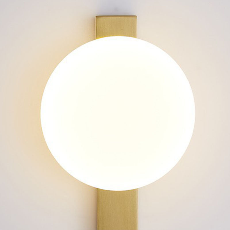 Minimalistische Wandlamp met Geïntegreerde LED – Zwart of Brons