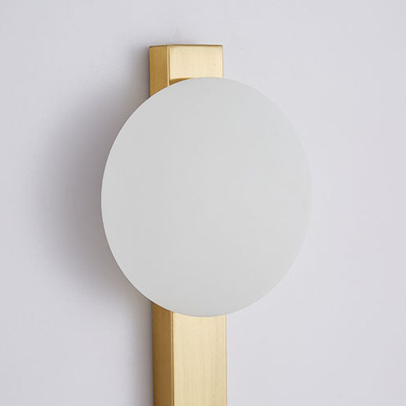 Minimalistische Wandlamp met Geïntegreerde LED – Zwart of Brons