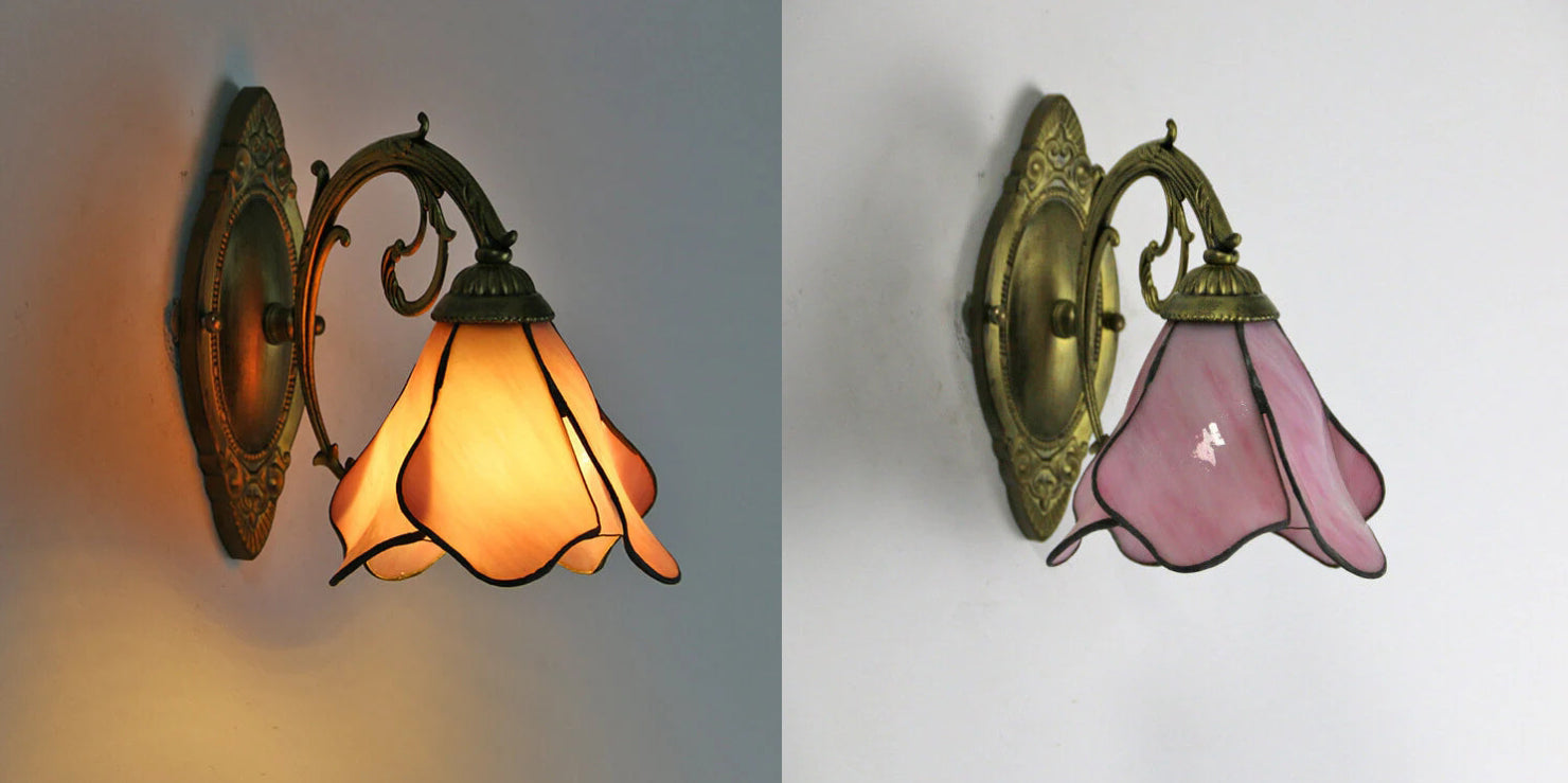 Designer Wandlamp van Glas en IJzer – Meerdere Kleuren