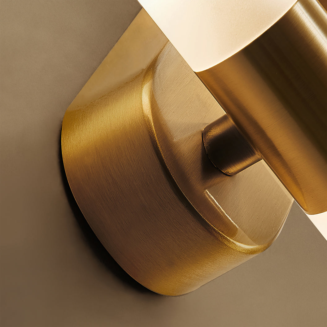 Elegante Wandlamp van Messing met Energiezuinige LED Verlichting