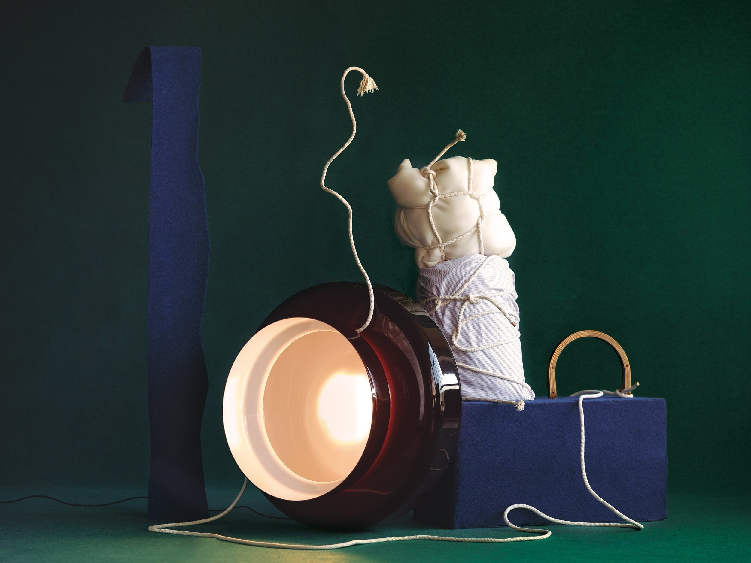 Retro LED Hanglamp van Glas & Metaal