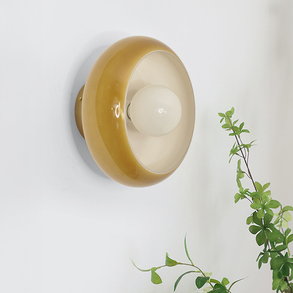 Retro Glazen Plafondlamp