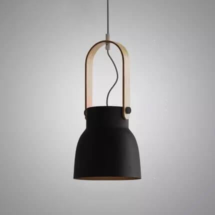 Kleurrijke Moderne Hanglamp met Metaal & Hout
