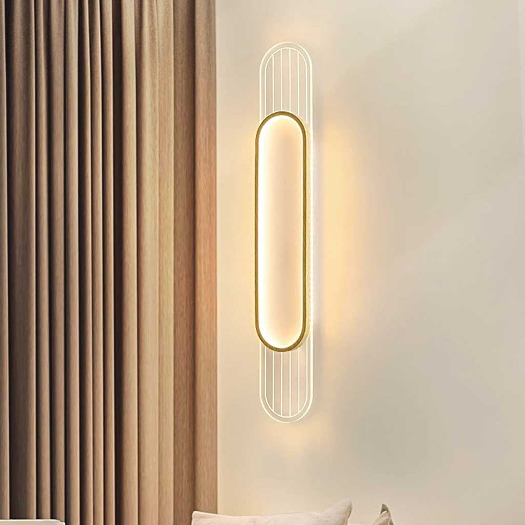 Moderne elegant oval taklampe
