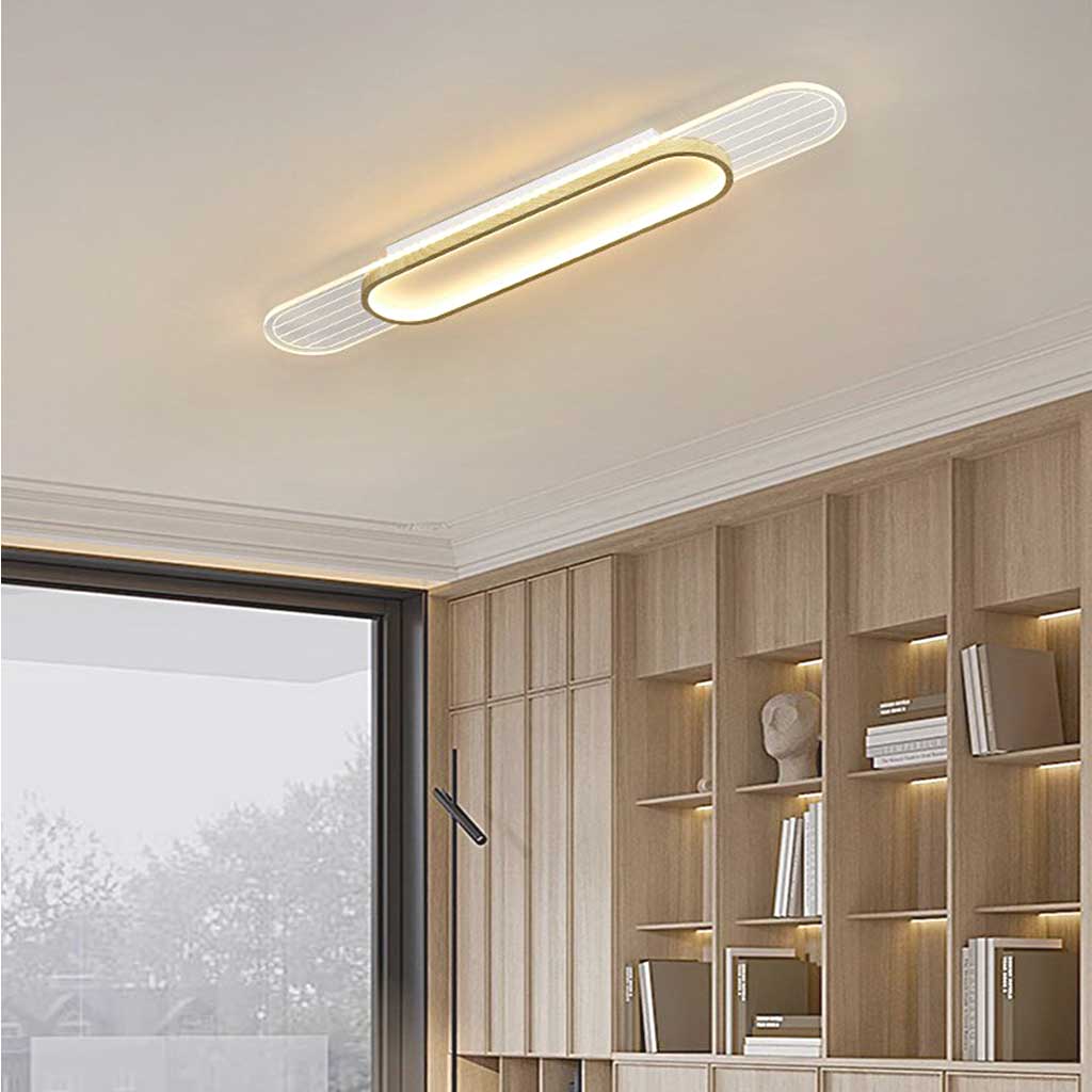 Moderne elegant oval taklampe