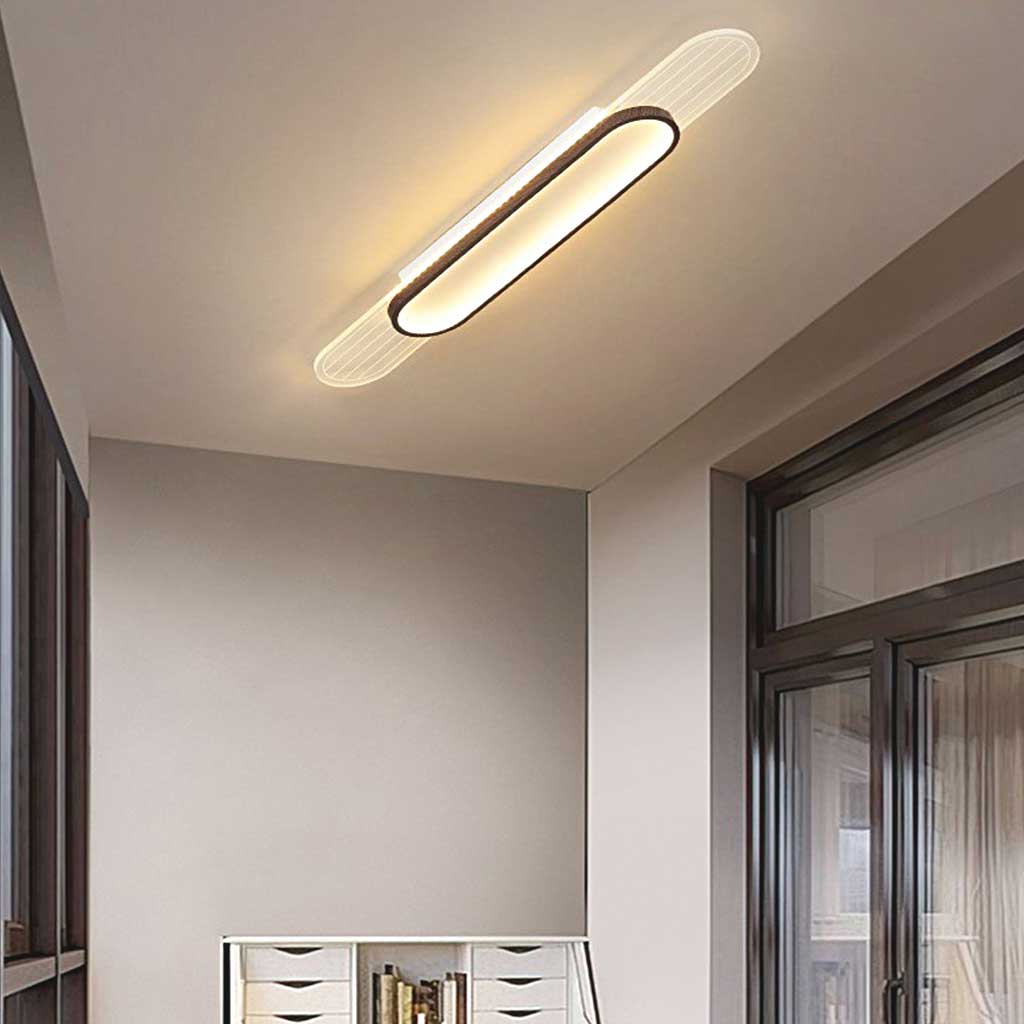 Moderne elegant oval taklampe