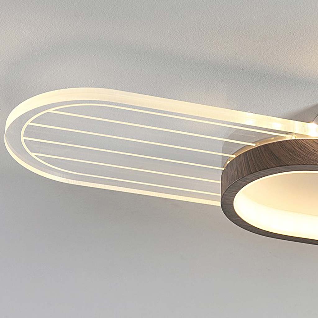 Moderne elegant oval taklampe
