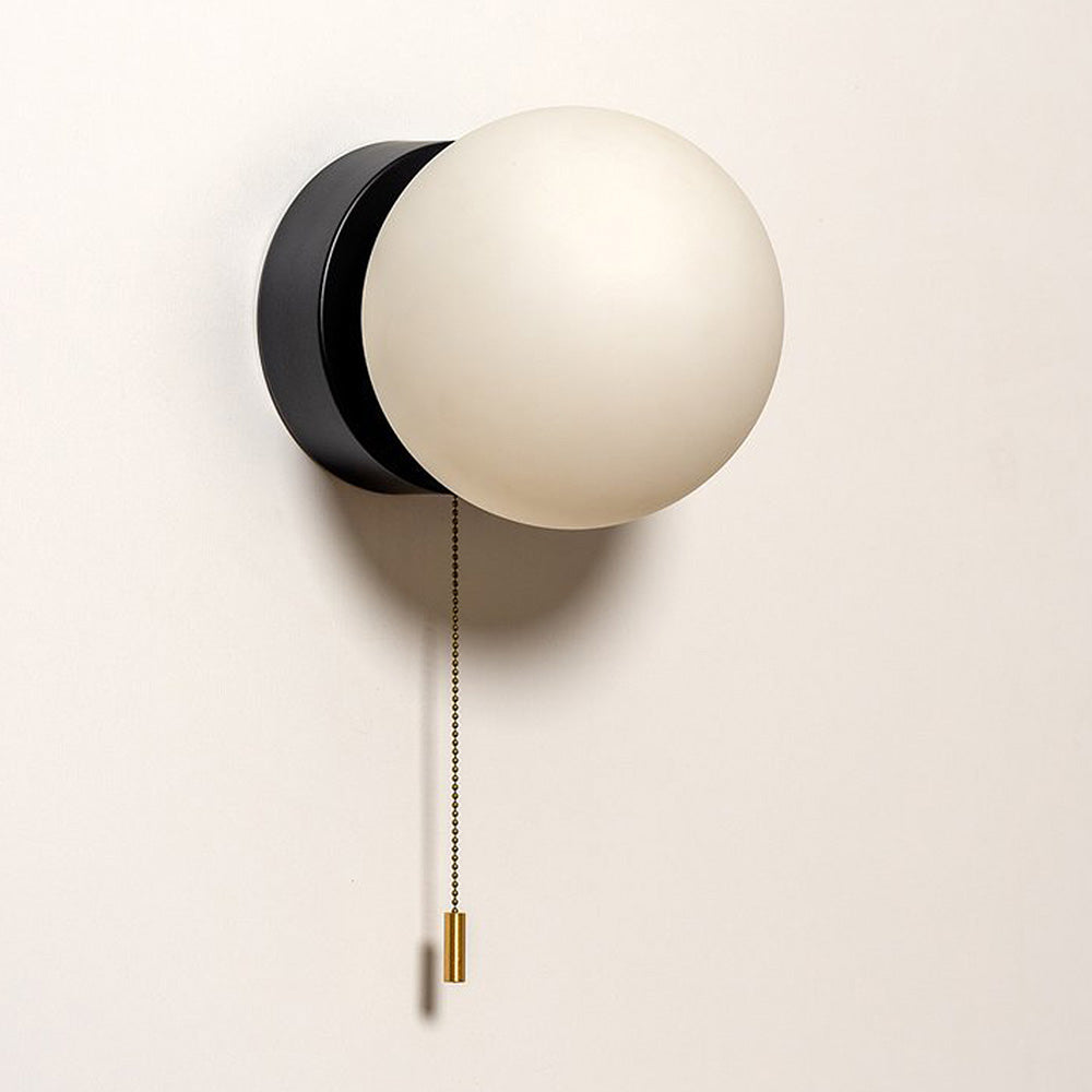 Applique Murale Scandinave Mini Blanche avec Câble – Style Scandinave Compact