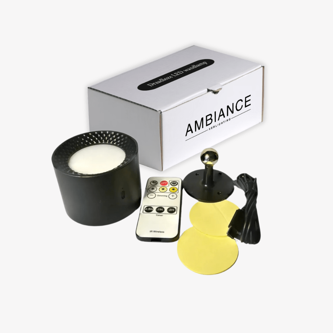 Ora – Draadloze LED Wandlamp met Afstandsbediening & Instelbaar Licht