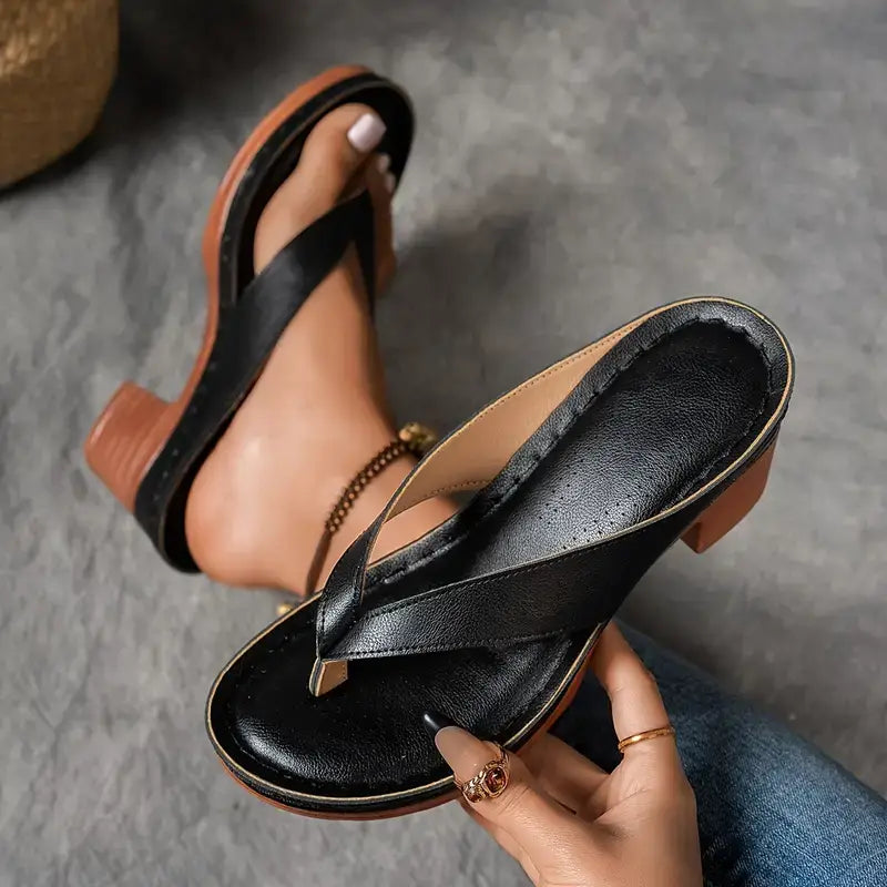 Laluna® | Orthopedische Slipper met Hak