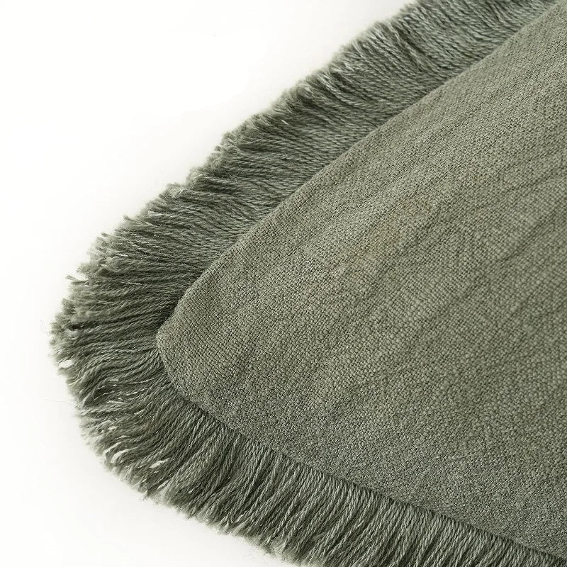 Decoratieve Katoen Linnen Kussenslopen Luxe Woonaccessoire Set van 2