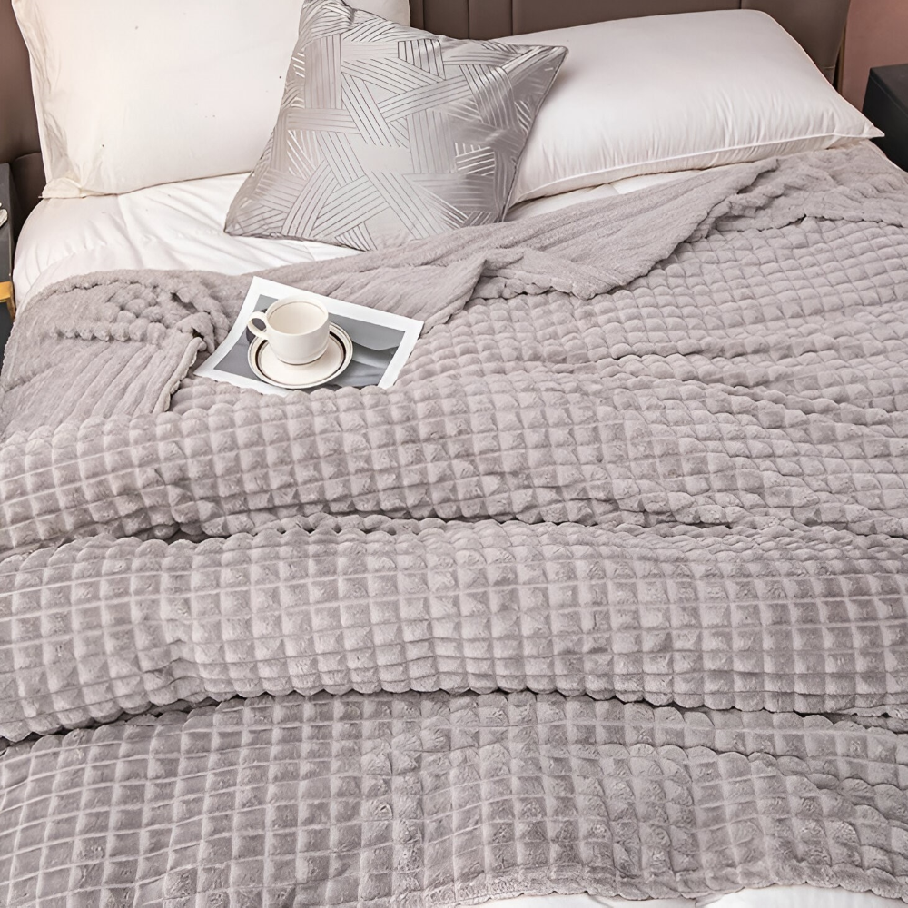 Warm Winter Deken – Ultra-Zachte Structuur Koraal Fleece Deken