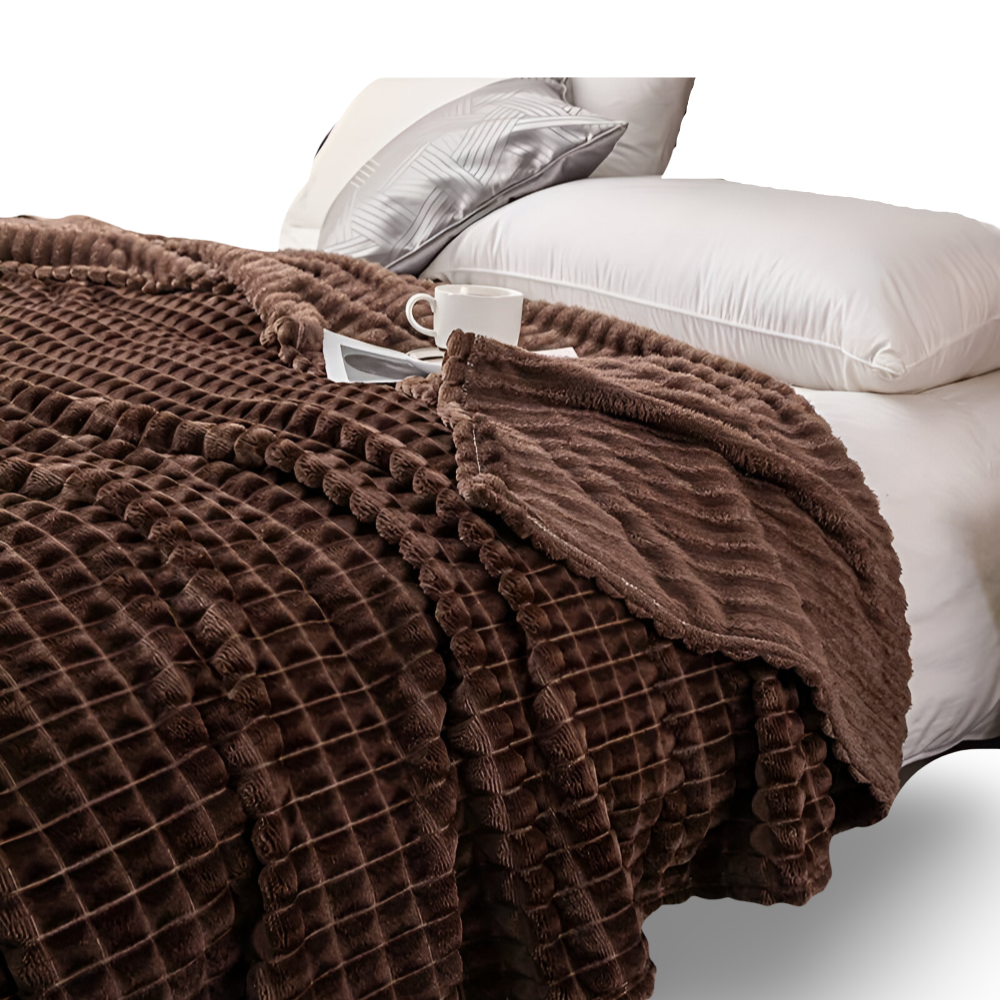 Warm Winter Deken – Ultra-Zachte Structuur Koraal Fleece Deken