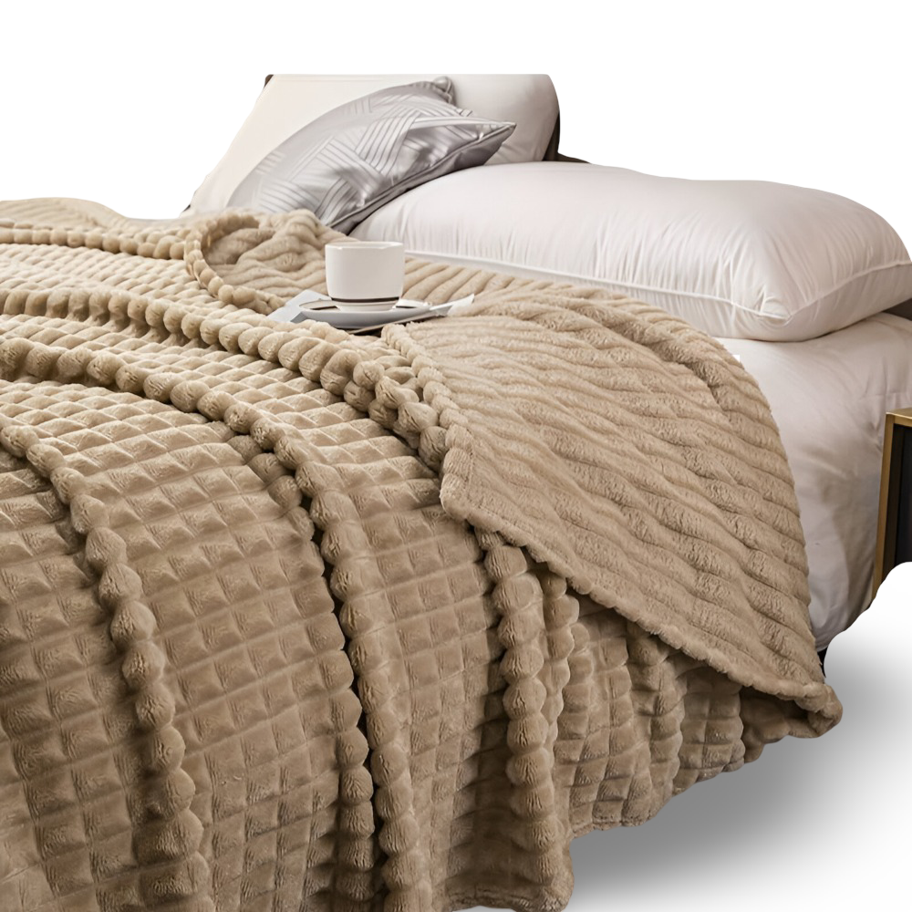Warm Winter Deken – Ultra-Zachte Structuur Koraal Fleece Deken