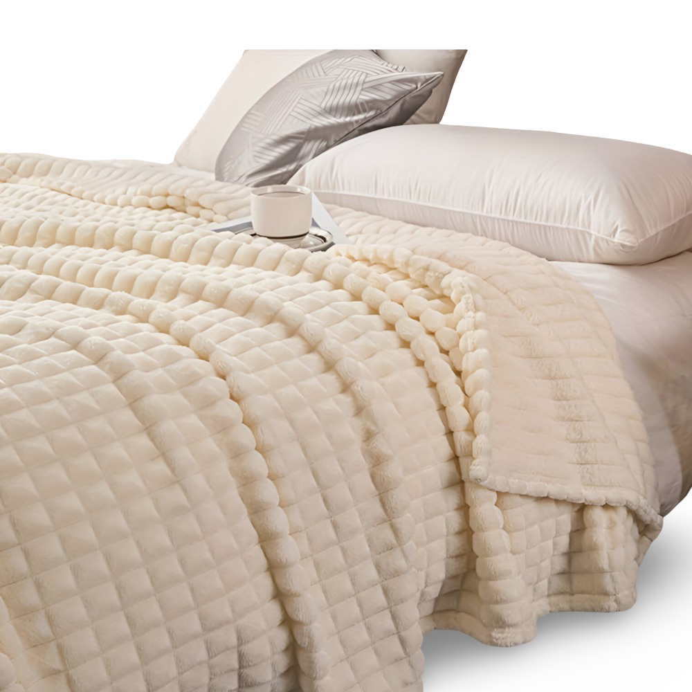 Warm Winter Deken – Ultra-Zachte Structuur Koraal Fleece Deken