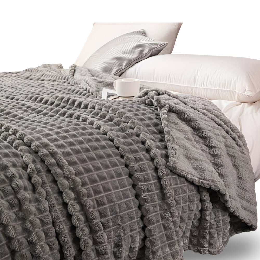 Warm Winter Deken – Ultra-Zachte Structuur Koraal Fleece Deken