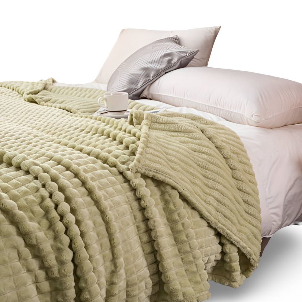 Warm Winter Deken – Ultra-Zachte Structuur Koraal Fleece Deken