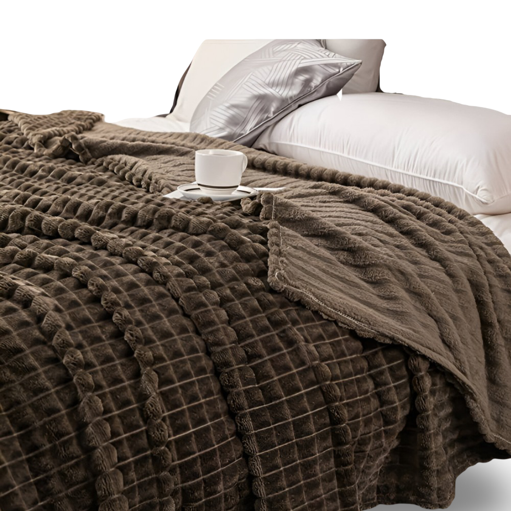 Warm Winter Deken – Ultra-Zachte Structuur Koraal Fleece Deken