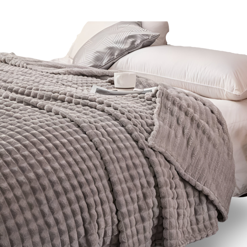Warm Winter Deken – Ultra-Zachte Structuur Koraal Fleece Deken