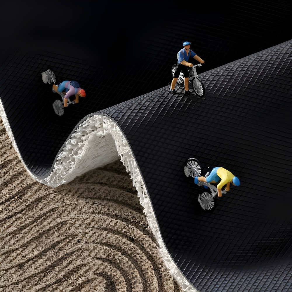 Lumio – Geometrische PVC Deurmat Antislip Design