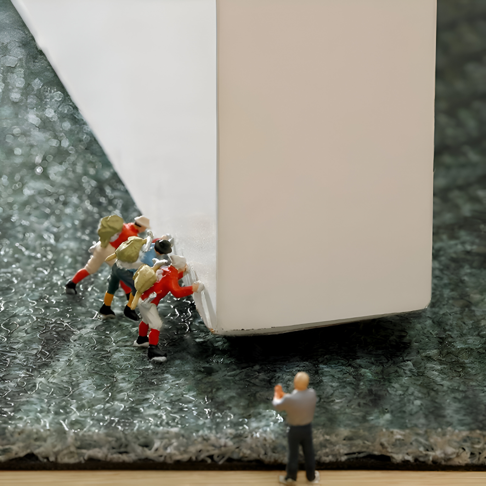 Geometrische PVC Deurmat Antislip Design