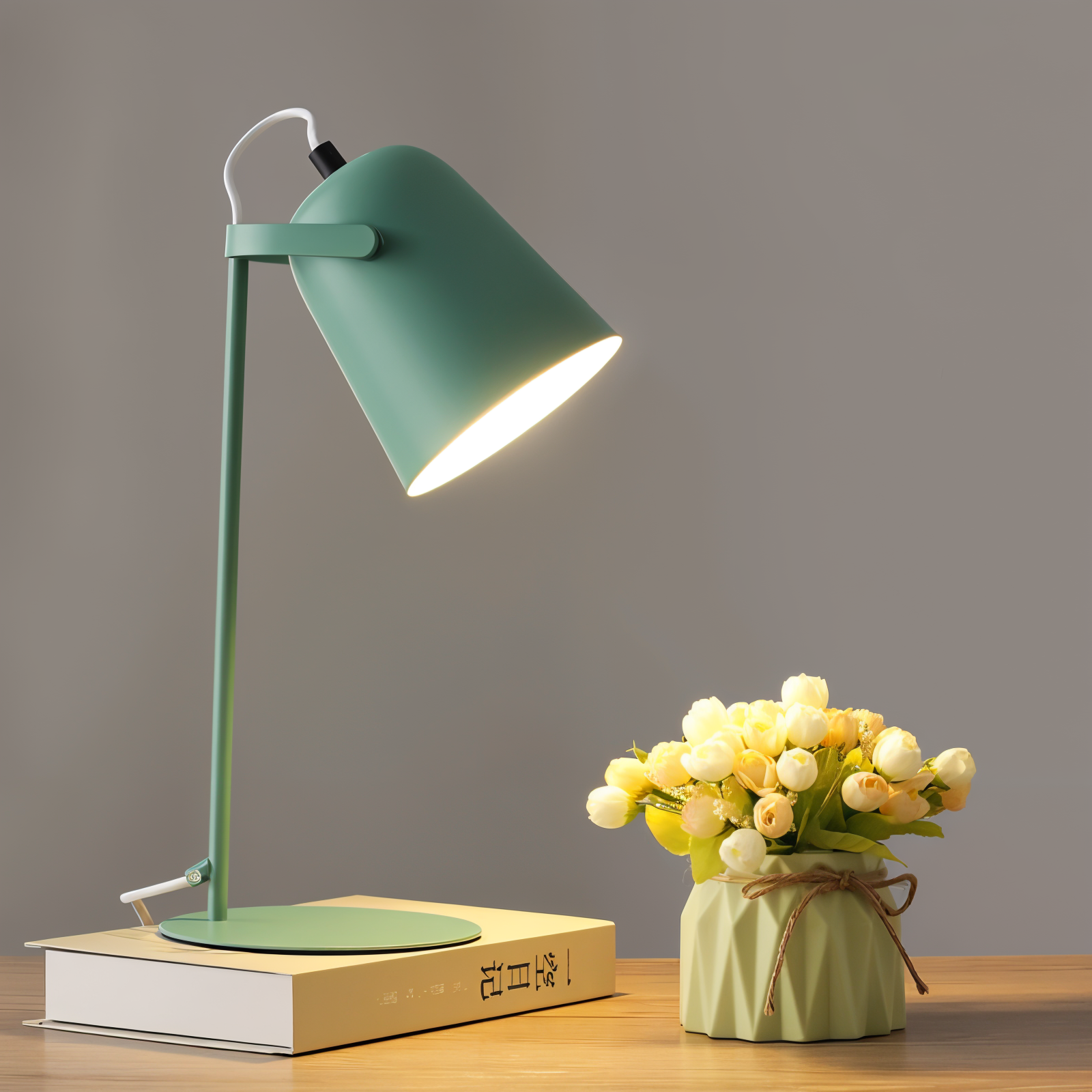 Kleurrijke Bureaulamp met Scandinavisch Design