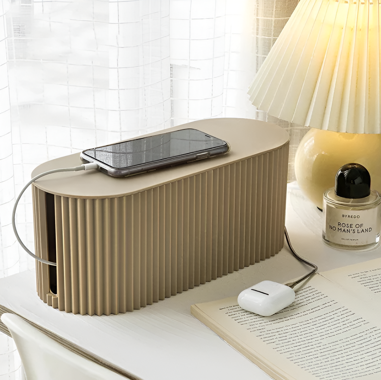 Elegante Kabelbox – Minimalistisch in Macaron Kleuren | Net & Stijlvol