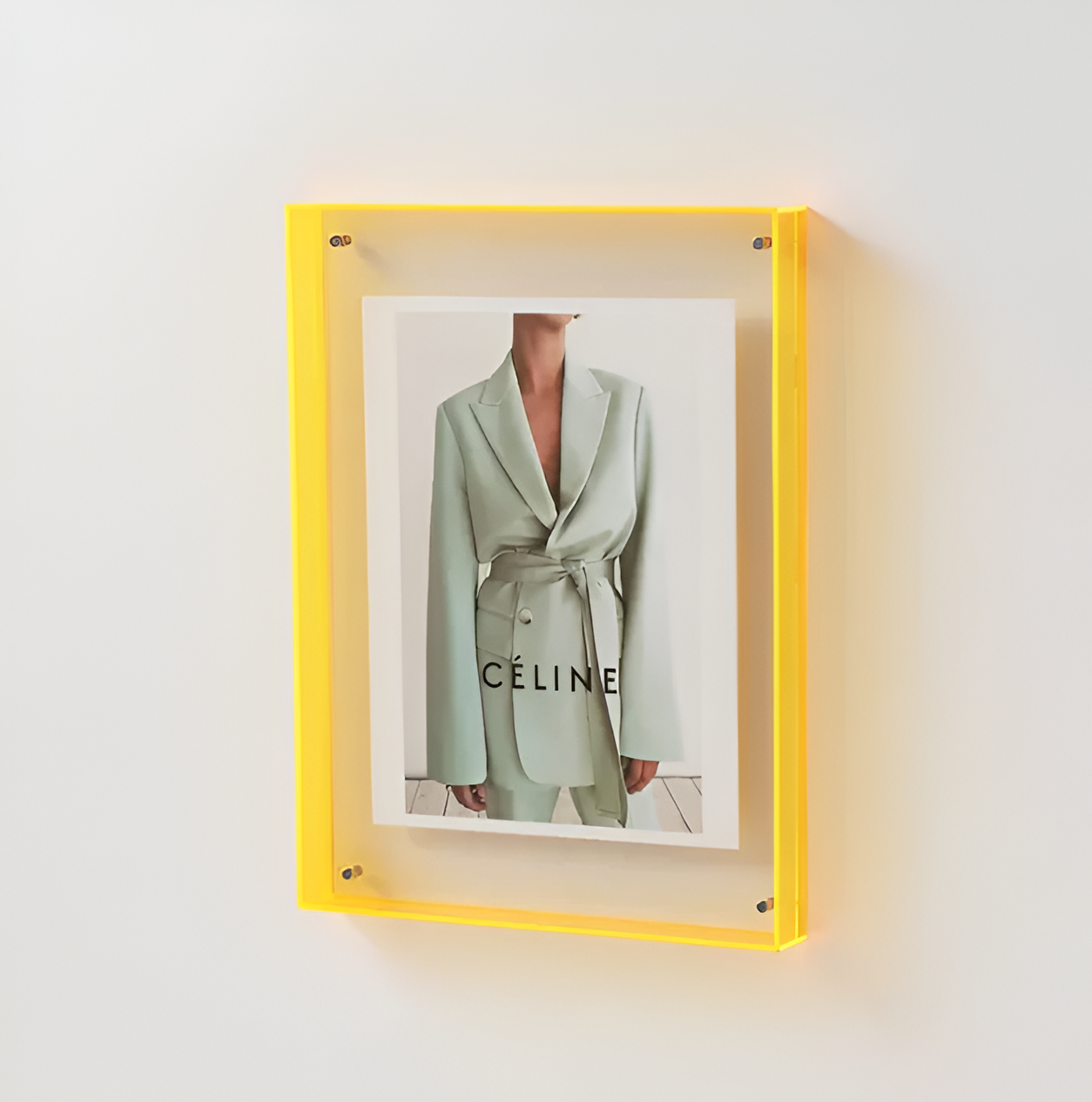 Transparante Acryl Fotolijst met Minimalistisch Design