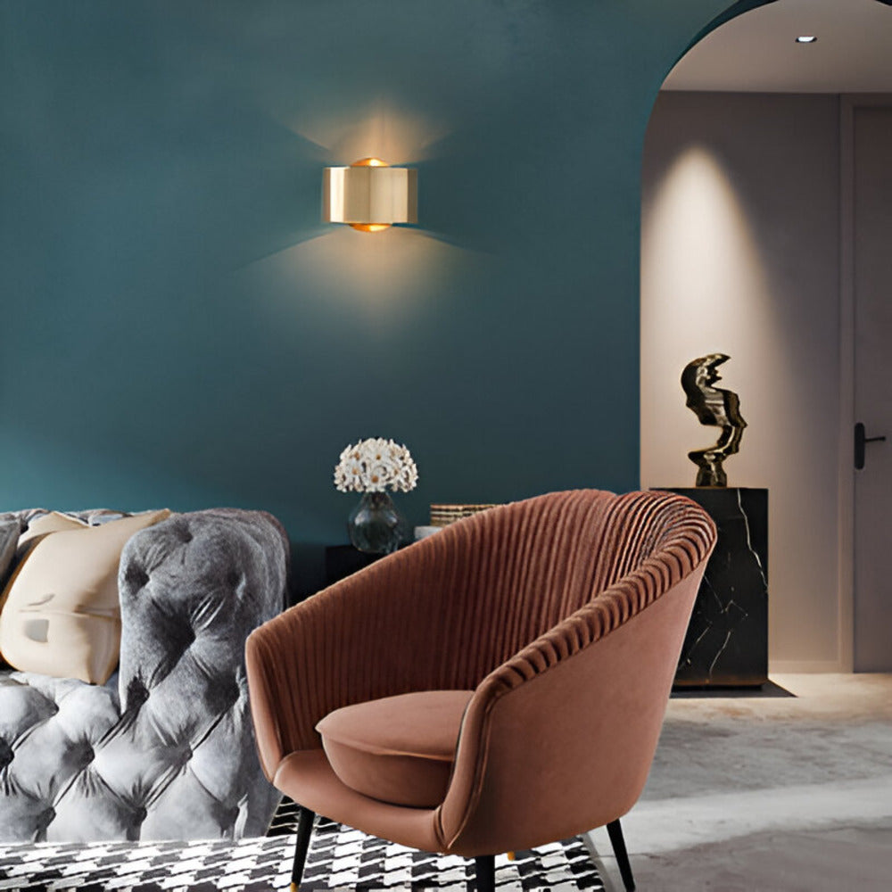 Gouden Wandlamp met Modern Scandinavisch Design