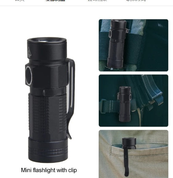 Oplaadbare LED Zaklamp – Krachtig, Compact & Betrouwbaar