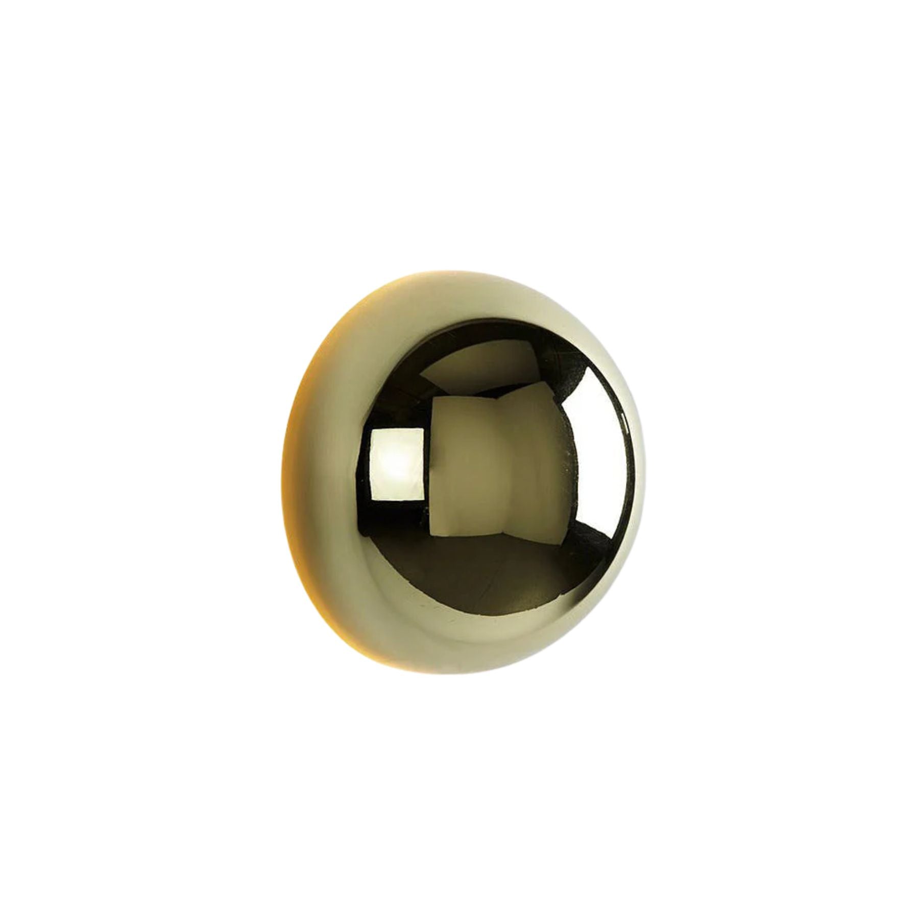 Ronde LED Wandlamp van Glas & Metaal