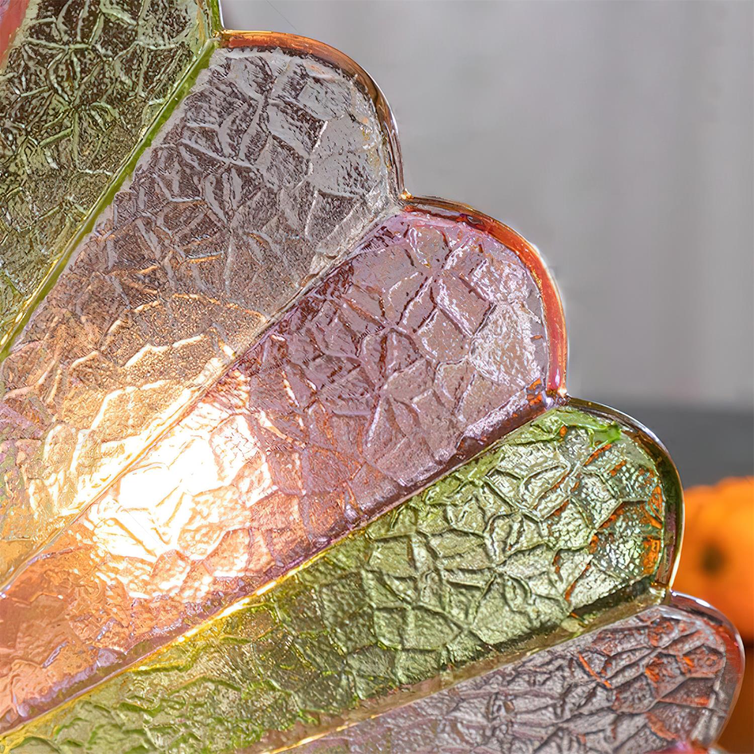 Glasplafondlamp in Bloemvorm – Vintage & Elegant