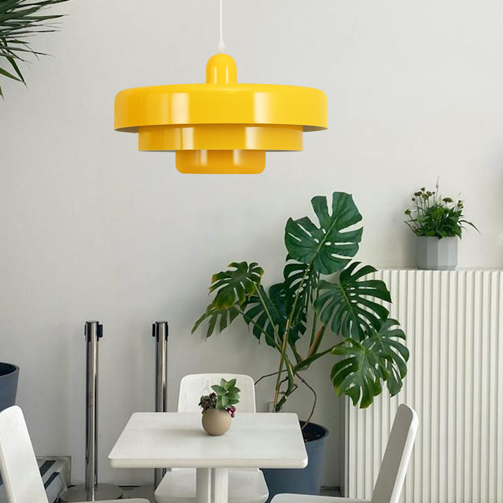 Ronde Stijlvolle IJzeren Hanglamp – Elegant Industrieel Ontwerp voor Huis & Keuken