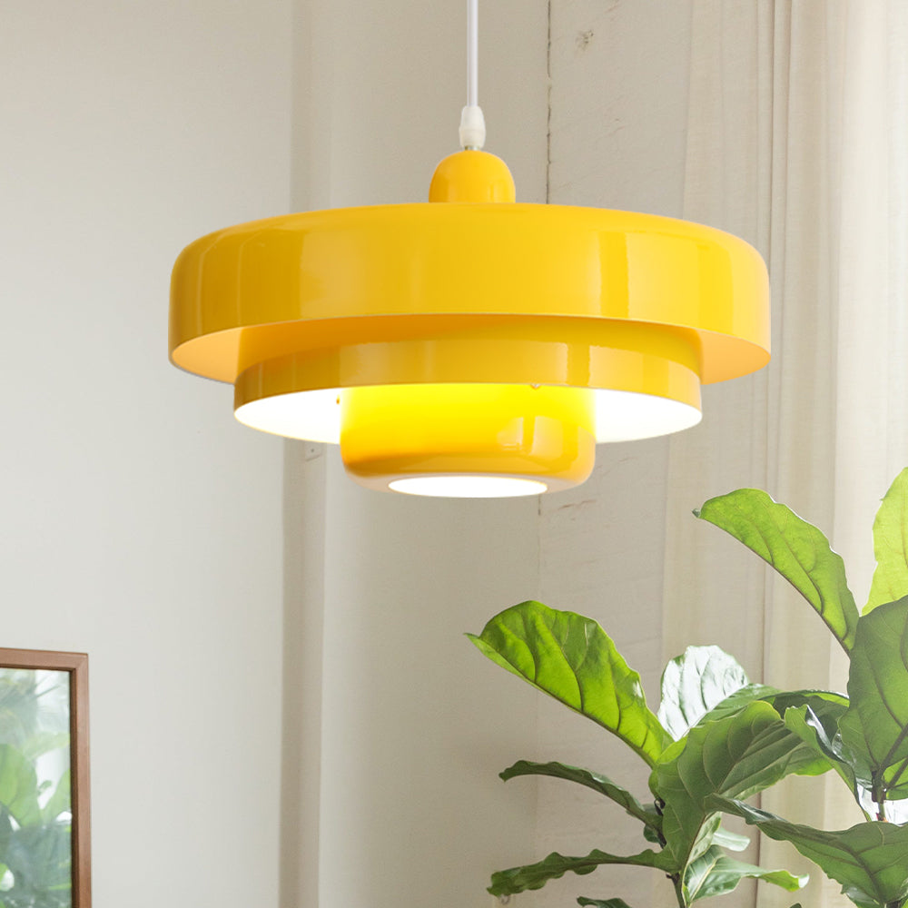 Ronde Stijlvolle IJzeren Hanglamp – Elegant Industrieel Ontwerp voor Huis & Keuken