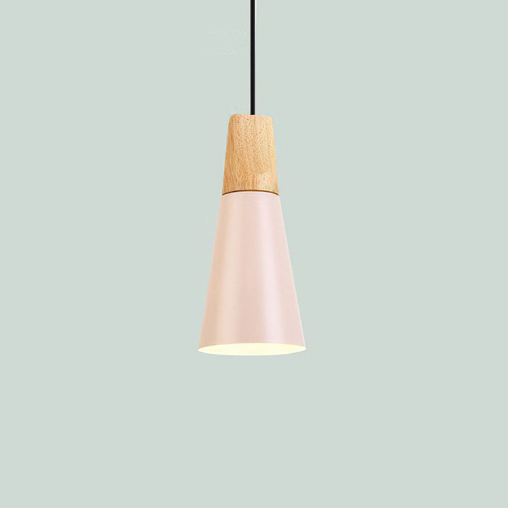 Ovia – Scandinavische Hanglamp van Hout & Aluminium